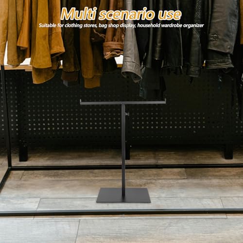 Support vertical pour cravates anti-plis et rangement de sac en métal