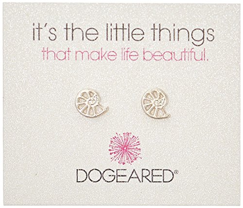 Dogeared It's The Little Things Nautilius Stud Earrings