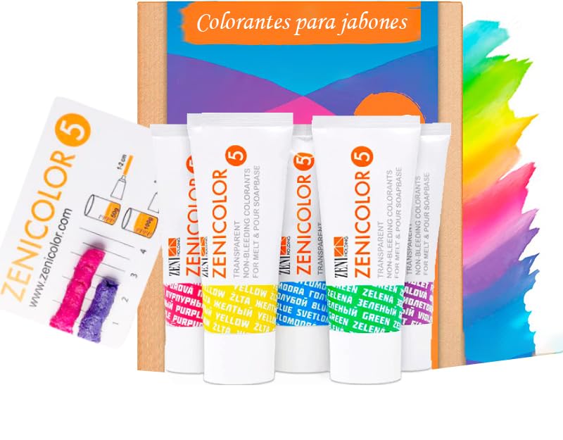 Colorante para los jabones de glicerina que no migra tinte Zenicolor 5