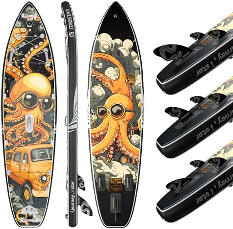 iTAOSTAR N02A 35" Extra Wide SUP for Enhanced Stability - Inflatable Stand Up Paddle Board - Premium Paddle Board Kit for Adults & Youth - All Skill Levels - Includes SUP Accessories