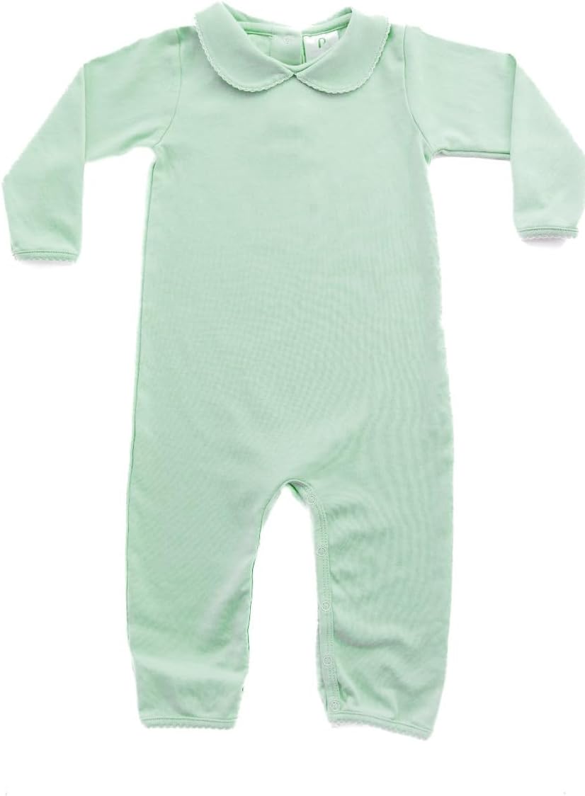 Romper with Collar Made From 100% Pima Cotton