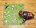 Foam Play Mat Road Toy Playmat Interlocking Floor Puzzle Road Playroom Mat Interactive Play Set, 18 Piece Set