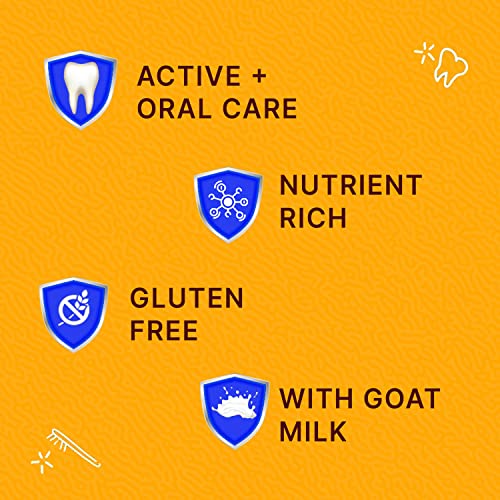 Image of Goofy Tails Active Blueberry and Apple Dental Stick 220g, Dog Treats Non Vegetarian, Dental Sticks for Dogs, Chew Sticks for Dogs, Dog Chew Stick