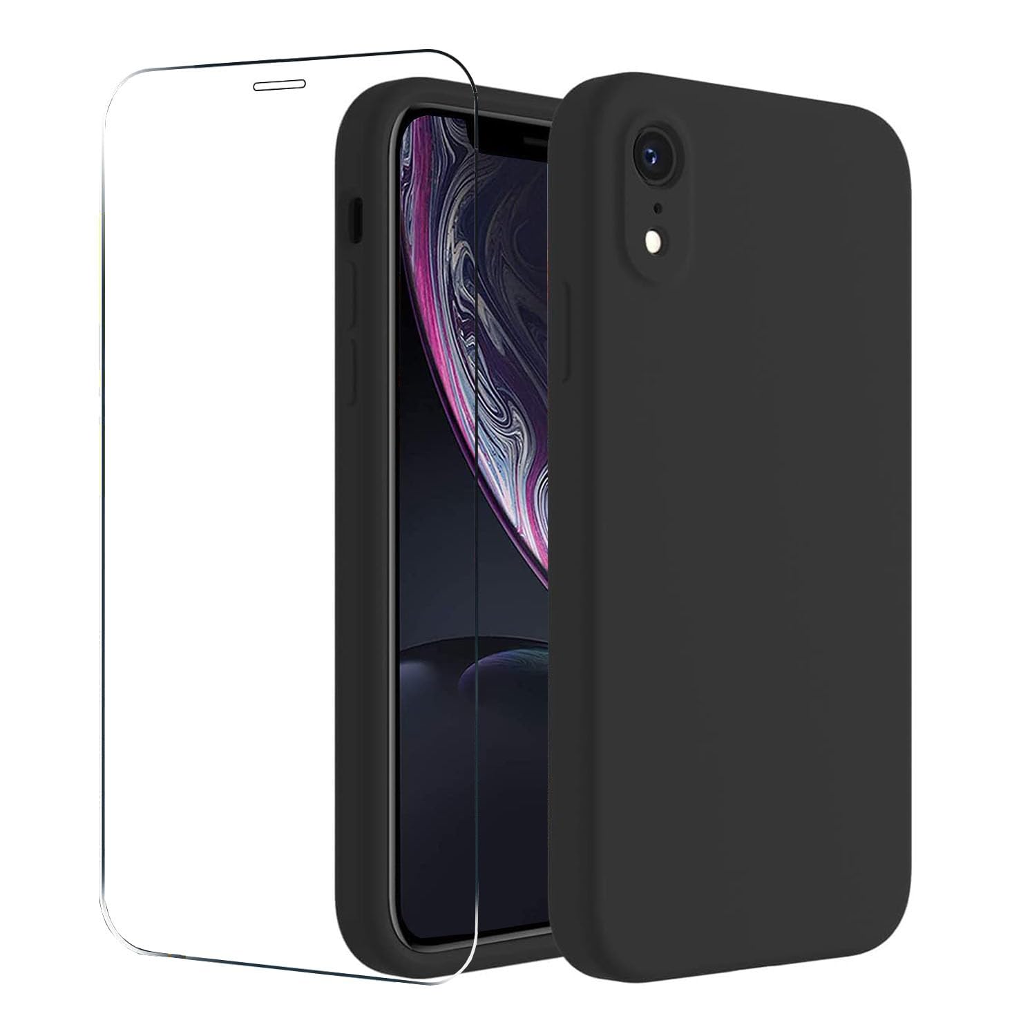 Designed For Iphone Xr Case With Screen Protector Camera Cover