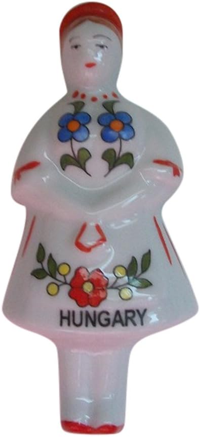 Lady Hungarian Hand Painted Magnet