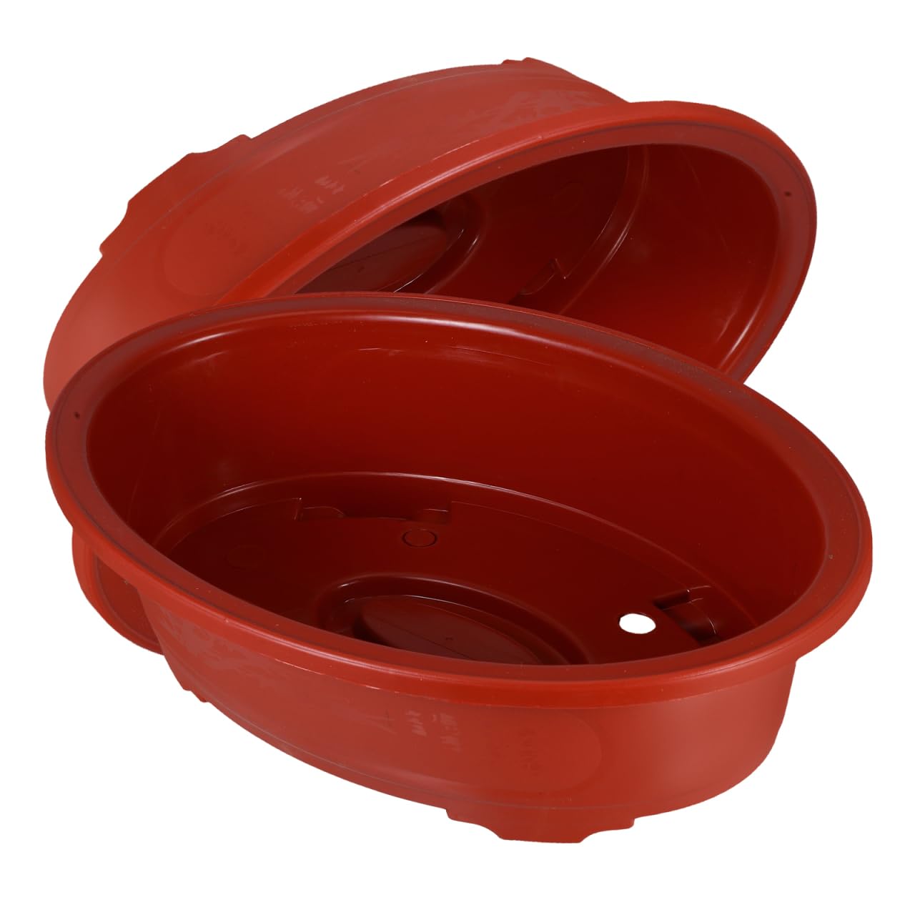Housoutil 2Pcs Large Oval Bonsai Training Pots, 12.42inch Plastic Plant Planters with Drainage Holes for Indoor Outdoor Garden, Terracotta Style Succulent Flower Container for Trees Herbs