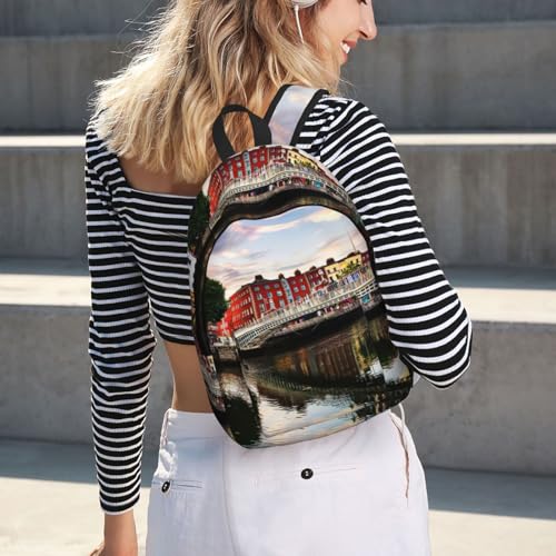 Sac d'ordinateur pour voyage Dublin résistant pour éviter le mal de dos