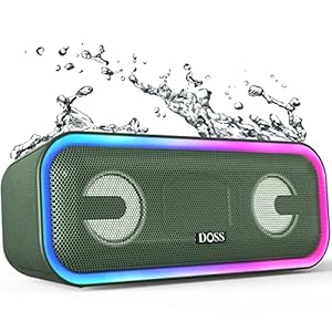 DOSS Bluetooth Speaker, SoundBox Pro+ Wireless Bluetooth Speaker with 24W Impressive Sound, Booming Bass, IPX5…