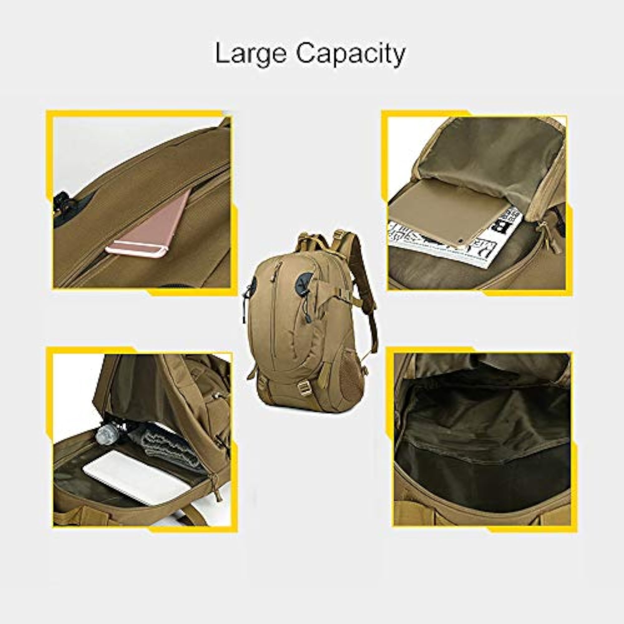 Water-resistant Travel Backpack for Outdoor Activities