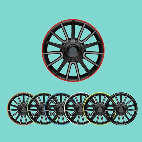 Adealink Rims Trim Wheel Protection Strips, Automotive Rims Guard Protection Trim, Car Vehicle Colorful Wheel Rims Protectors Red #TOP5