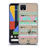 Head Case Designs Cardboard Arrows Love Feathers Soft Gel Case Compatible with Google Pixel 4 XL