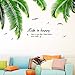 Produktbild HCCY Minimalistische Wall Sticker animation Wohnzimmer Continental im Hawaiianischen Stil Zimmer sind in einem mediterranen Wand Papier Pflanzen Palmen dekoriert Blätter 150 * 73 cm, Palm Blätter