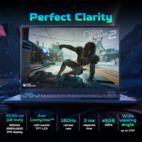 Image of Acer Predator Helios Neo 16, Intel Core i7-14650HX, NVIDIA GeF RTX 5060-8GB DR7, 16GB DDR5 / 1TB SSD, 16 inch /40.6cm WQXGA IPS, 180Hz /92Whr, Win 11H, Abyss Black, 2.5Kg, PHN16-I31, RGB KB, Gaming Laptop