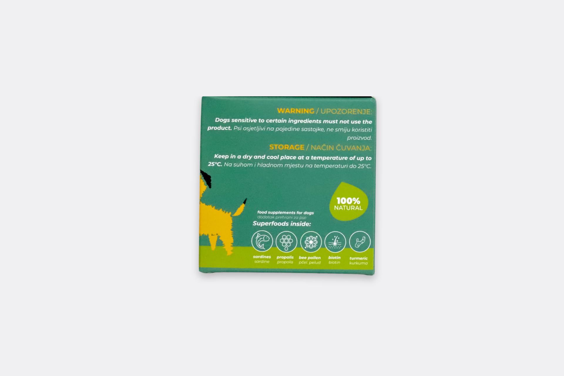 ApiPet Brix Skin, Bee Pollen, Propolis & Biotin Supplement Treats for Dogs, Supports Healthy Skin & Soft Shiny Coats - Image 2