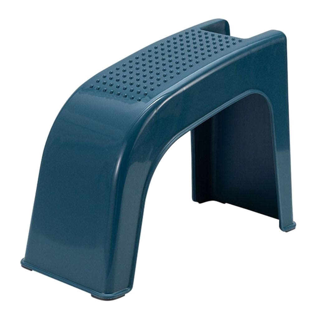Colcolo Soporte de Reposapiés de Ducha Taburete de Pie de Ducha Multifuncional para El Hogar - Azul