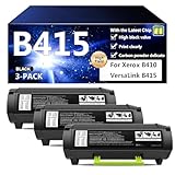 CFDFDA B415 Sostituzione della Cartuccia del Toner Compatibile 006R04725 per Xerox B410 Versalink B415 Stampante, Facile da Installare,3*Black-14000 Pages