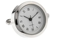 Real Working Watch Pair Cufflinks in a Presentation Gift Box & Polishing Cloth