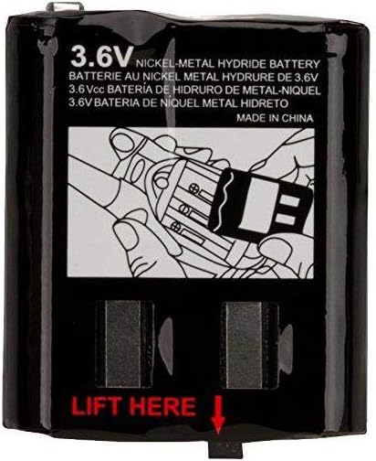 Motorola PMNN4477BR 800MAH 3xAA NIMH Rechargeable Battery Pack, 1 Count