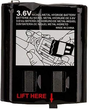 Motorola PMNN4477BR 800MAH 3xAA NIMH Rechargeable Battery Pack, 1 Count
