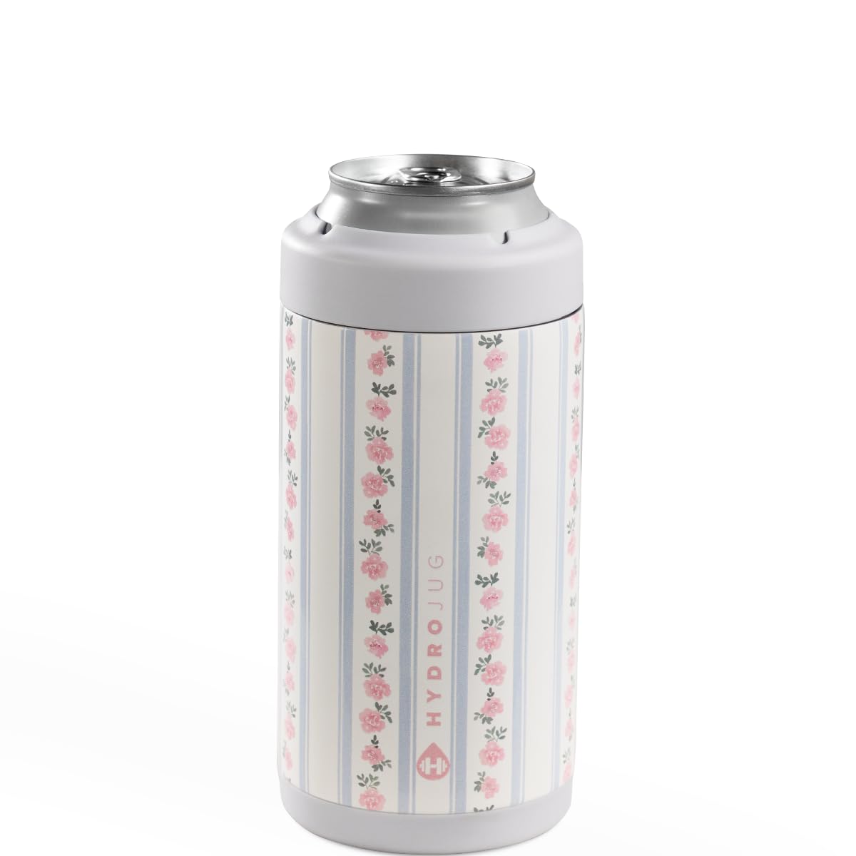 HydroJug Slim Can Cooler 12 oz, Stainless Steel Can Holder, Primrose