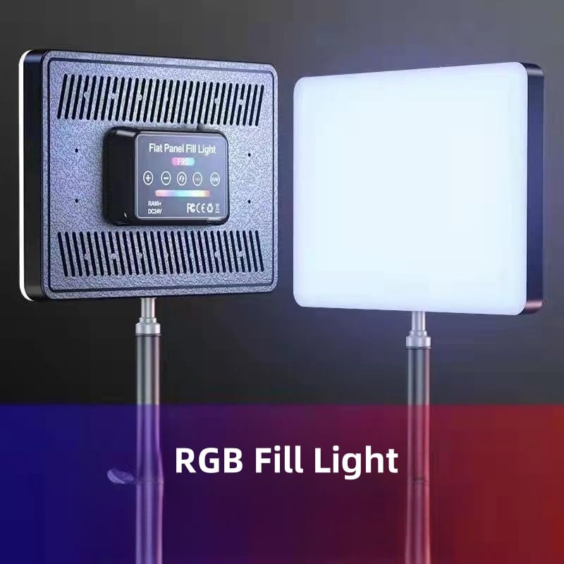 Image of GiftMax PM-26 11inch RGB LED Video Soft Light Panel, 30W for Studio Photography | Video Recording | Conference | YouTube,2700K-5700K CRI95+ | with Remote Control