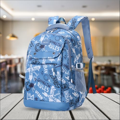 Image of Tinytot 30 Litre Waterproof School Backpack Bags for Women - Large 19 Inch Laptop Bag for Boys &Girls 12+ Years, College Bag for Girls and Boys, Men, Women - Ideal for Office, Travel, School, College