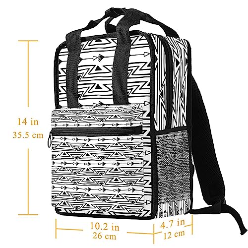 Sac à dos pour garçons bohème multicolore idéal pour l'école - 5