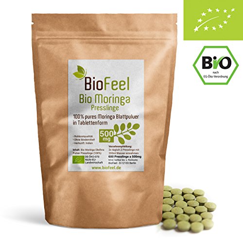 Preisvergleich Produktbild BioFeel - BIO Moringa Tabletten, 500mg - Presslinge - 600 Stk.