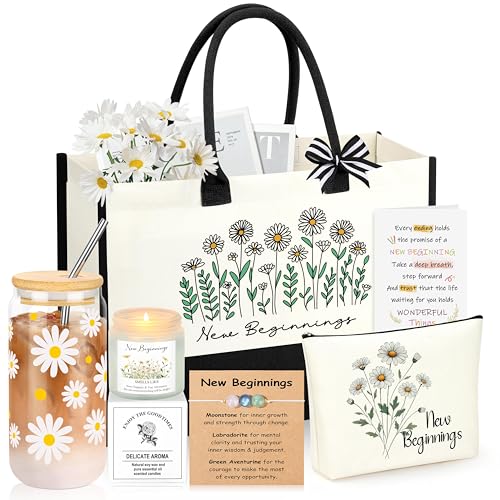 New Beginnings Gifts for Women, Farewell Leaving Going Away Goodbye Gifts for Coworkers, New Job Good Luck, Divorce, Break Up Gift