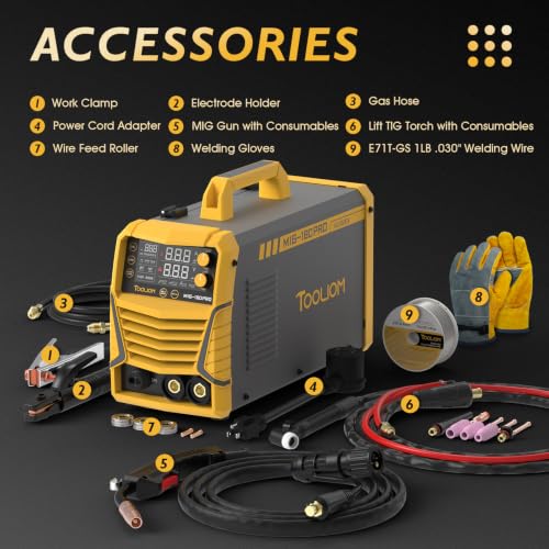 TOOLIOM 4-in-1 MIG Welder