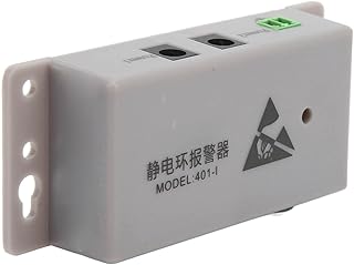 ESD Wrist Strap Online Monitor, Anti Static Bracelet Tester, Electronic Single Non Static Wristband Alarm Workstation(US Plug 100â€‘240V)