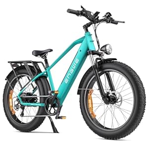 ENGWE E26 Elektrische Fiets voor Dames en Heren | 26 inch × 4.0 Dikke Band | 48V 16Ah Bereik tot 140KM | 7 Snelheden | Dubbele Vering | MTB E-bike