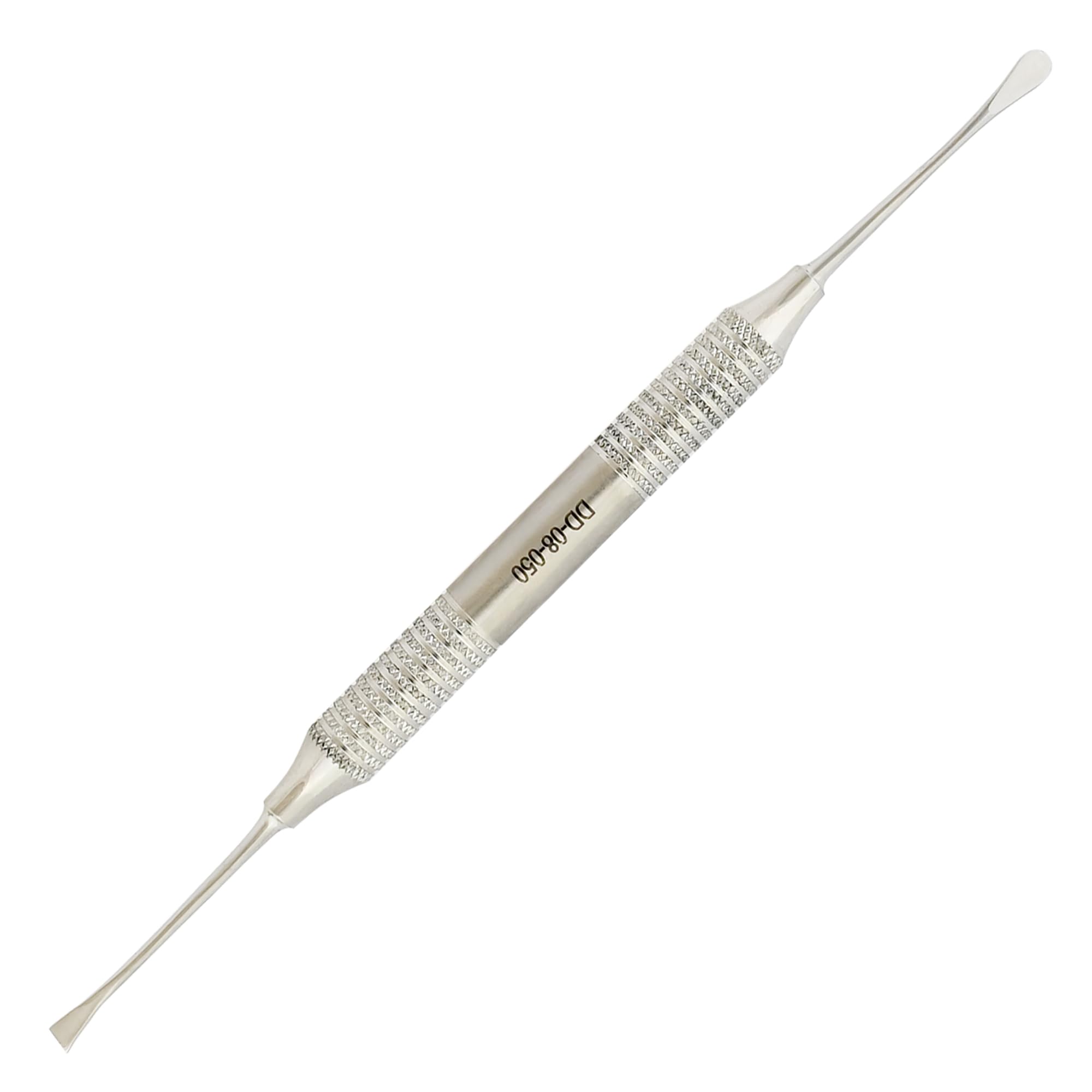 MASTERYD Dental Periosteal Howard Elevator 24G Retracting Reflecting Gingival Tissue Double Ended One Sharp, Chisel End and One Rounded End Stainless Steel Hollow Handle Dental Instruments DN-2487