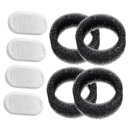 ERINGOGO Filtro para Bebedero de Gatos y Mascotas Repuesto de Filtro de Agua para Bebederos Medianos Set de 8 Piezas Compatible Dispensadores de Agua para Mascotas