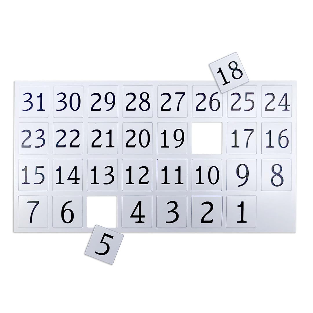 Amazon | U-OFFICE マグネット 数字 マグネットシート 31日・2
