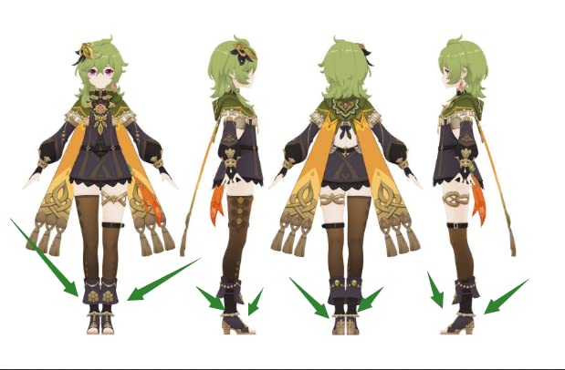 Amazon.co.jp: 原神 スメール コレイ コスプレ靴 cosplay 二次会 演出 