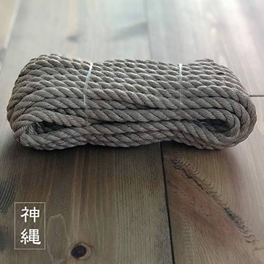 Amazon.co.jp: 高級麻縄 -阿羅- φ6.5mm/8M 蜜蝋処理済