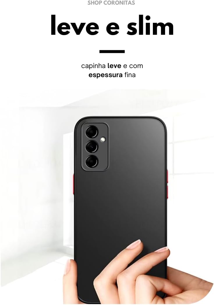 Capa Capinha Translúcida Silicone Premium Slim para Galaxy A55