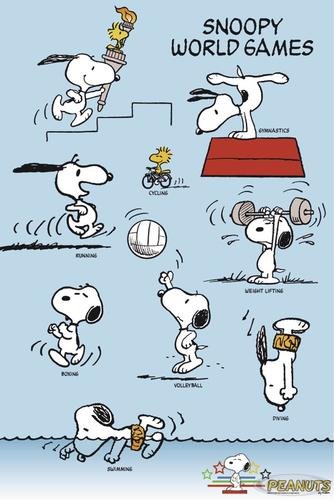 Peanuts – Snoopy World Games Poster – 61x91,5 cm Poster