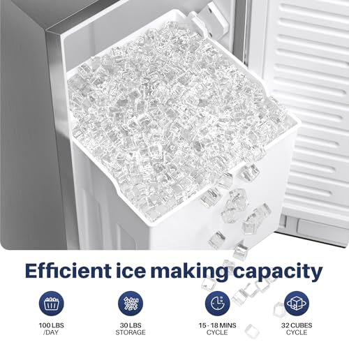 Fabricadora de Hielo Coolake 15 Pulgadas Bajo Mostrador miniatura 3