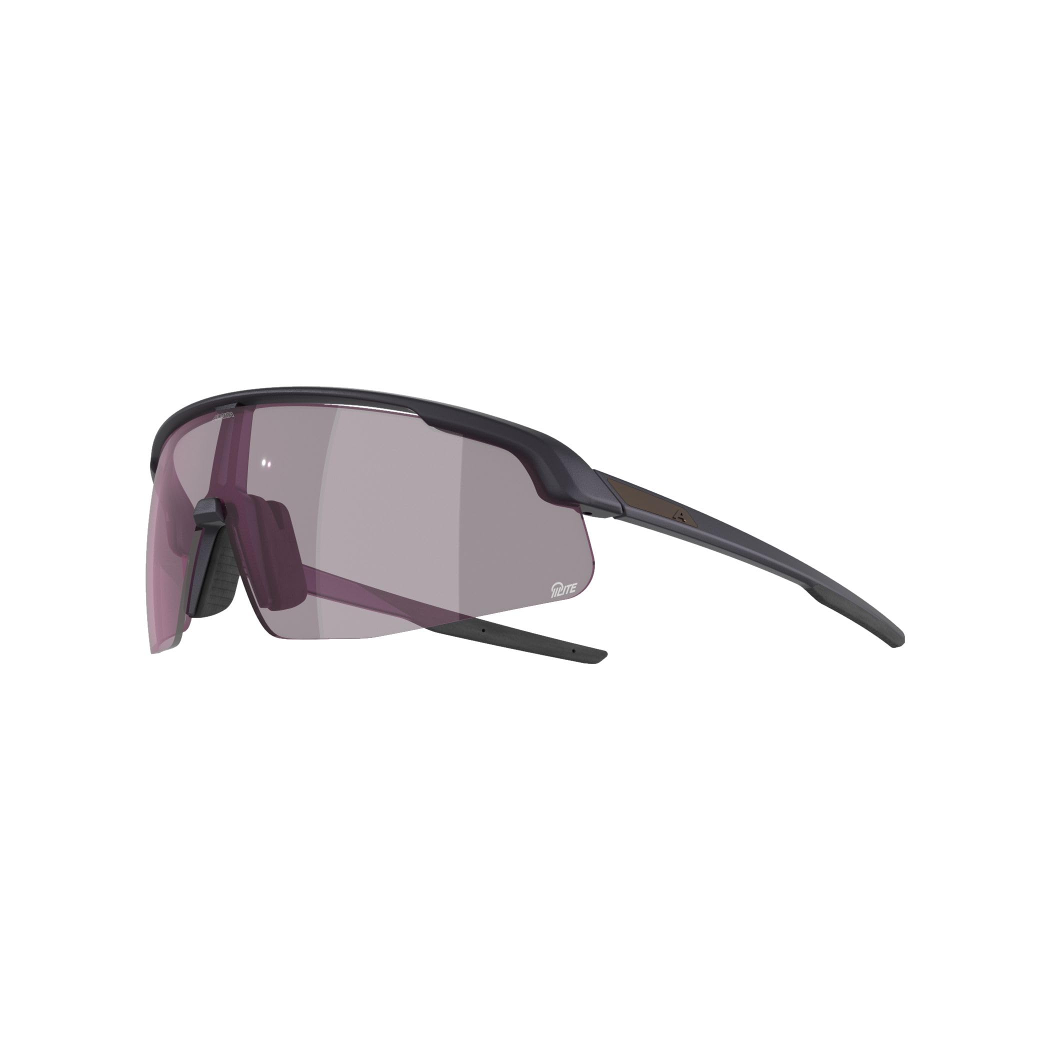 ALPINA TURBO PRO Q-LITE, sportowe okulary dla dorosłych - gun matt - M