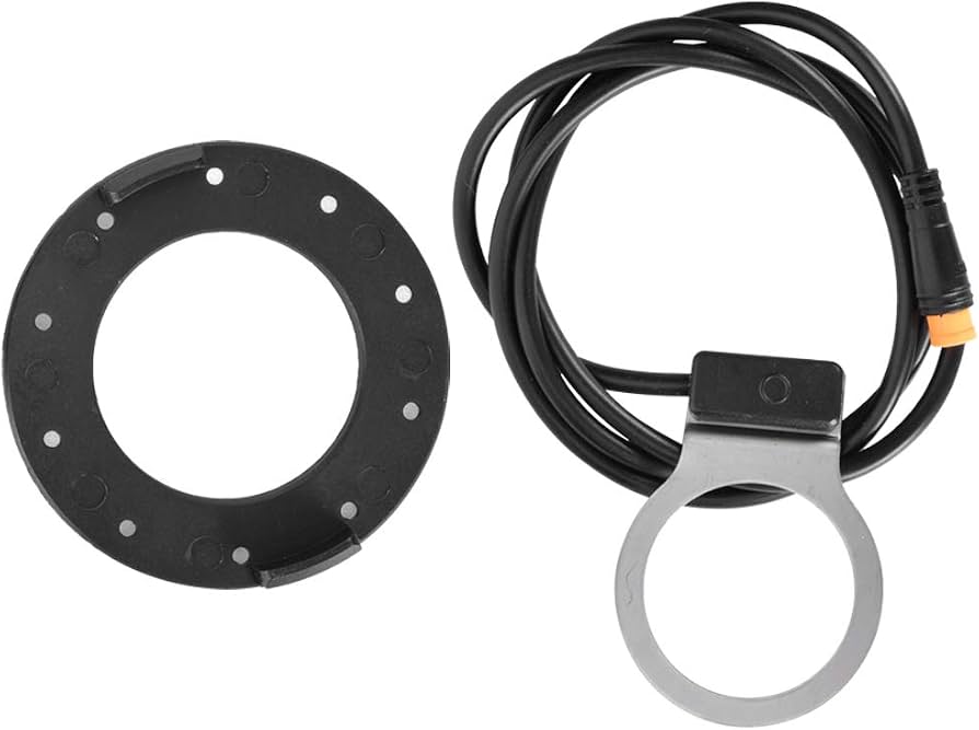 MUNEFE Bicycle Assist Sensor, Magnet Pedal Assist Speed Sensor, Electric Bicycle Tuning System Parts for Mountain Bikes Sports, 