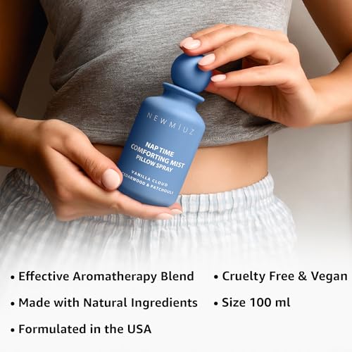 Nap Time Pillow Spray - Vanilla Cedarwood Essential Oils Natural - Fast Acting Aromatherapy Mist for Restful Sleep Relaxation Calming Stress Relief - Bedtime & Shower Spray Luxury Self Care Gift - Image 5