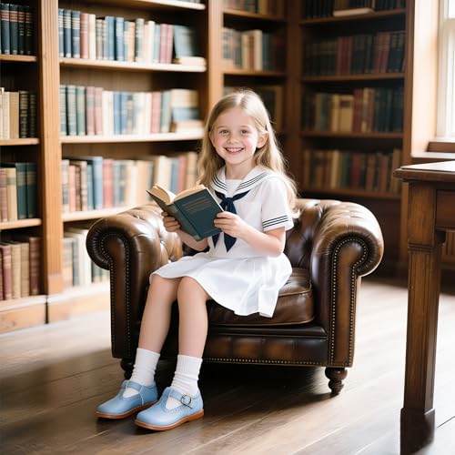 Image of Otter MOMO Toddler /Little Girls Mary Jane Slip-on School Uniform Party Dress Shoes