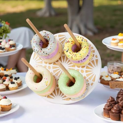 Donut Wall Stand,Doughnut Display Stand,Bagel Holder for Party, D...