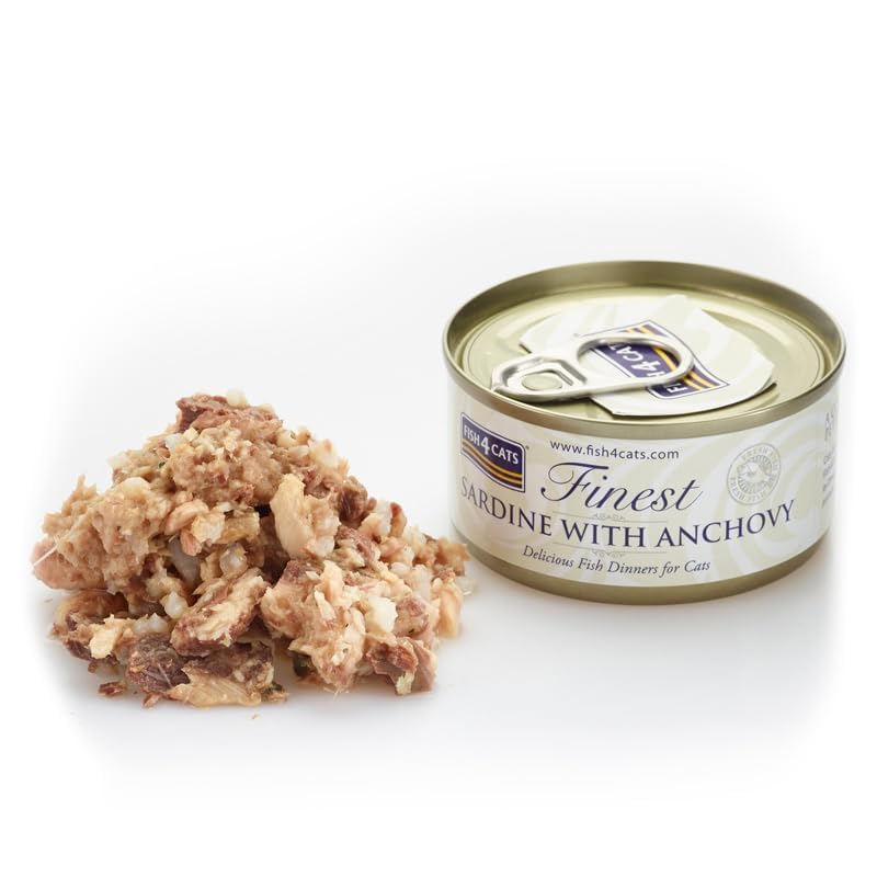Fish4Cats Cans Sardine with Anchovy 70g x 10