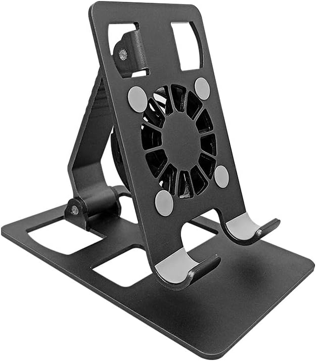 Amazon.com: Aluminum Metal Cell Phone Stand Fully Adjustable Foldable ...