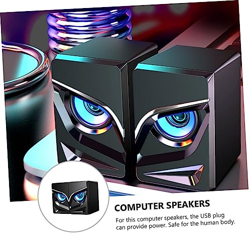 Altavoz para computadora compacto con alimentación USB y graves profundos para uso en oficina 6