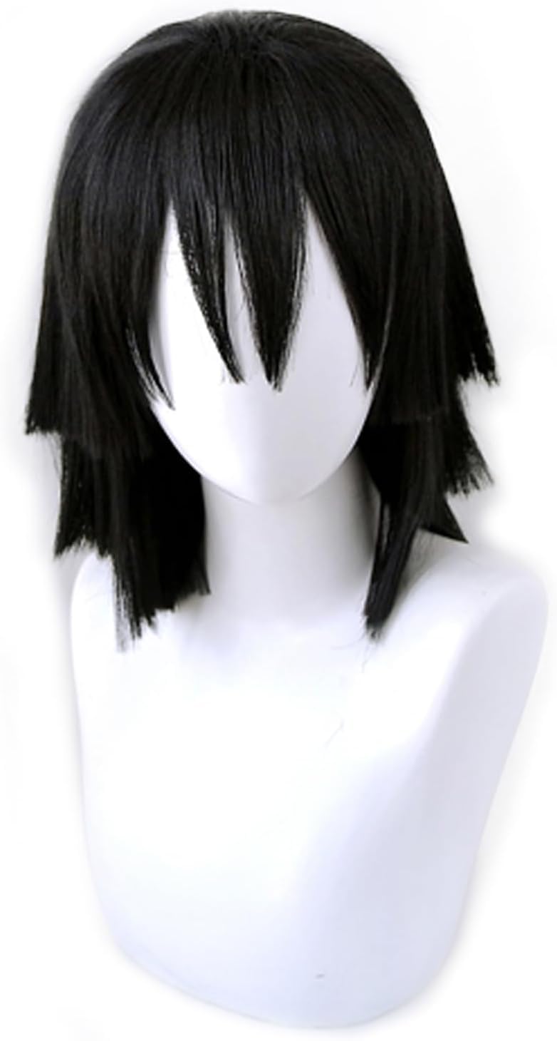 Amazon.co.jp: アニメ コスプレ ウィッグ ブラック ショート cosplay