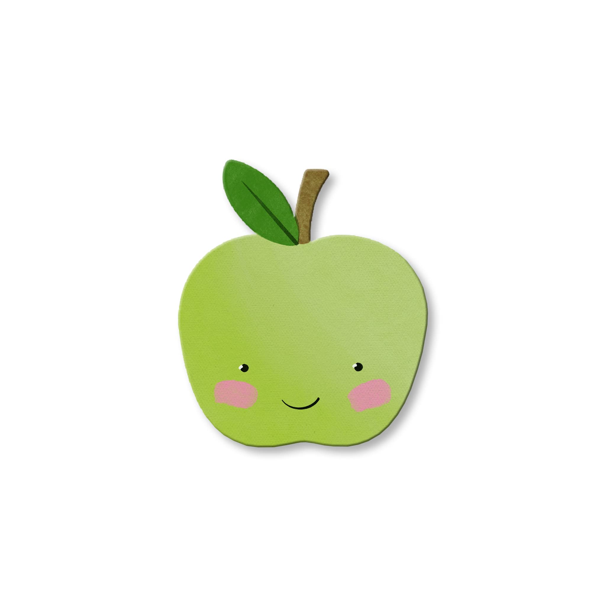 Roeda Brighten Your Life 30027g Green Apple Open Stock Magnet Back to School